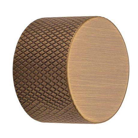 This is an image showing Knurled Dimmer Knob Only - Antique Brass spkdimab available to order from T.H. Wiggans Ironmongery in Kendal, quick delivery and discounted prices.