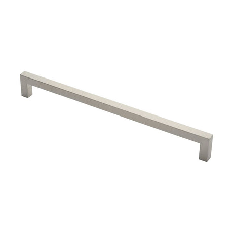 This is an image of Eurospec - Square Mitred Pull Handle - Satin Stainless Steel available to order from T.H Wiggans Architectural Ironmongery in Kendal, quick delivery and discounted prices.