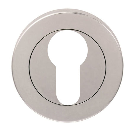 This is an image of Eurospec - Steelworx 316 Escutcheon Euro - Satin Stainless Steel available to order from T.H Wiggans Architectural Ironmongery in Kendal, quick delivery and discounted prices.
