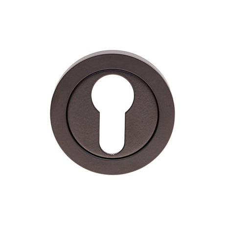 This is an image of Eurospec - Steelworx SWL Escutcheon - Matt Black available to order from T.H Wiggans Architectural Ironmongery in Kendal, quick delivery and discounted prices.