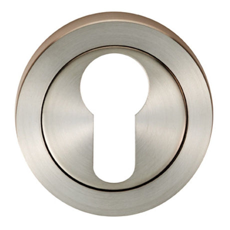 This is an image of Eurospec - Steelworx SWL Escutcheon - Satin Stainless Steel available to order from T.H Wiggans Architectural Ironmongery in Kendal, quick delivery and discounted prices.