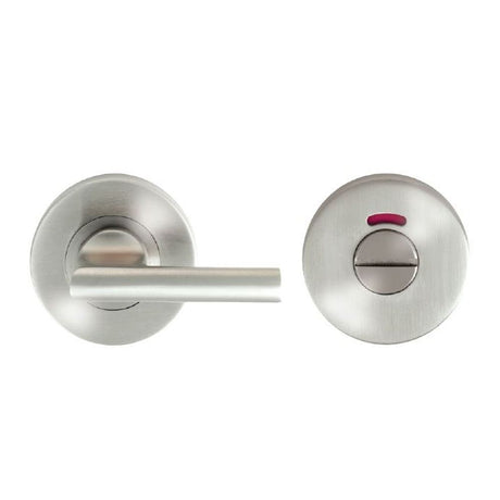 This is an image of Eurospec - Large Turn and Indicator coin release - Satin Stainless Steel available to order from T.H Wiggans Architectural Ironmongery in Kendal, quick delivery and discounted prices.