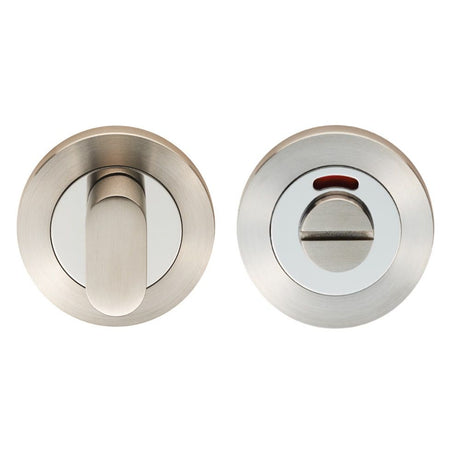 This is an image of Eurospec - Steelworx SWL Thumbturn - Bright/Satin Stainless Steel available to order from T.H Wiggans Architectural Ironmongery in Kendal, quick delivery and discounted prices.