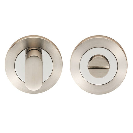 This is an image of Eurospec - Steelworx SWL Thumbturn - Bright/Satin Stainless Steel available to order from T.H Wiggans Architectural Ironmongery in Kendal, quick delivery and discounted prices.