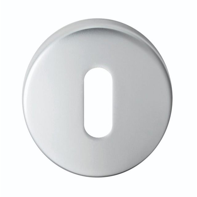 This is an image of Serozzetta - Standard Profile Escutcheon - Satin Chrome available to order from T.H Wiggans Architectural Ironmongery in Kendal, quick delivery and discounted prices.