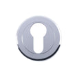 This is an image of Serozzetta - Euro Profile Escutcheon - Polished Chrome available to order from T.H Wiggans Architectural Ironmongery in Kendal, quick delivery and discounted prices.