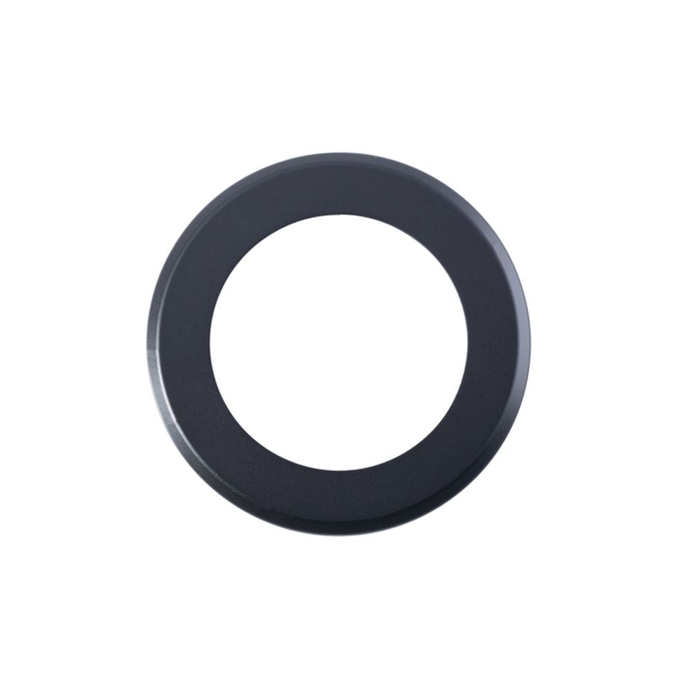 This is an image of Serozzetta - Round Rose Pack - Matt Black available to order from T.H Wiggans Architectural Ironmongery in Kendal, quick delivery and discounted prices.