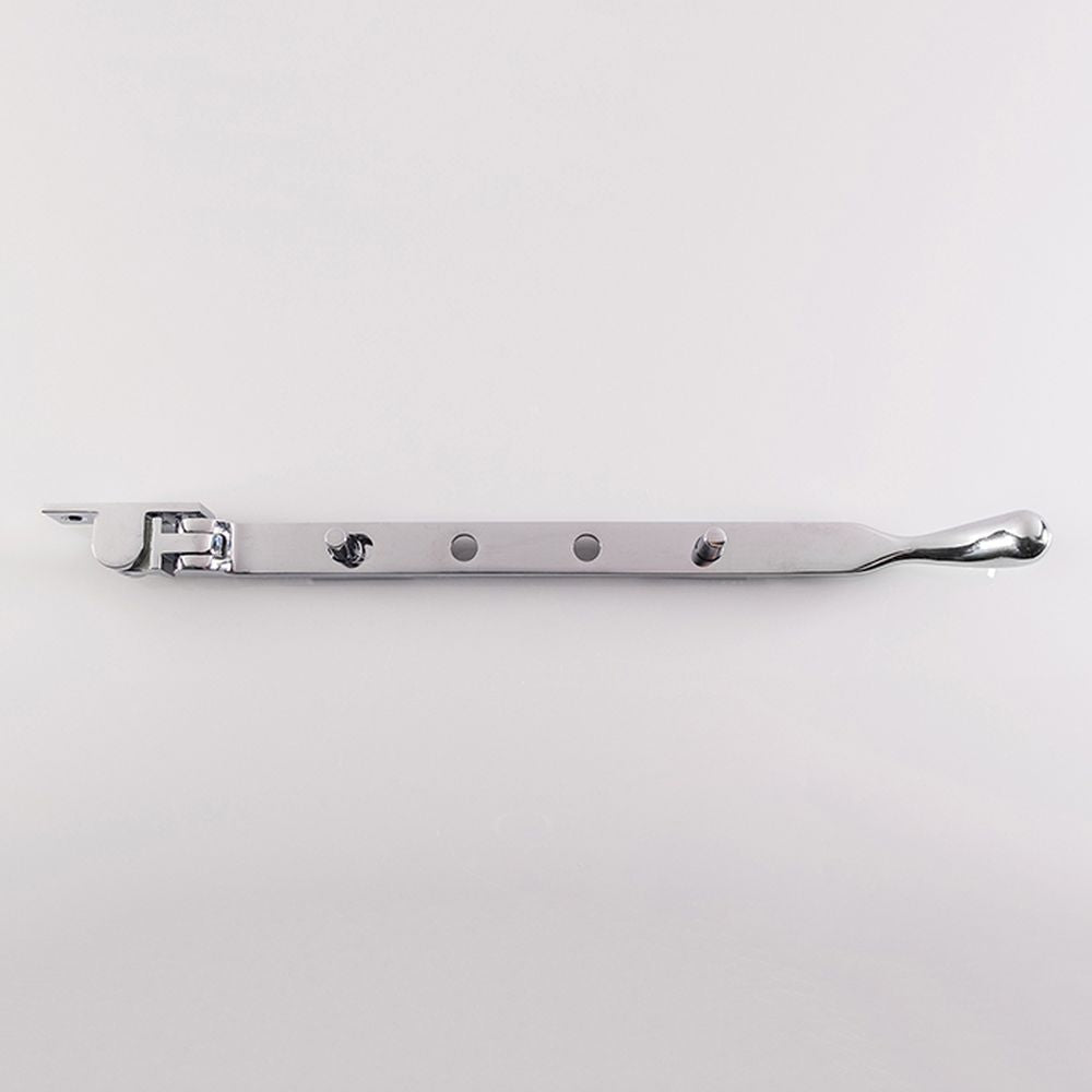 This is an image of a Carlisle Brass - Bulb End Casement Stay - Polished Chrome that is availble to order from T.H Wiggans Architectural Ironmongery in Kendal in Kendal.