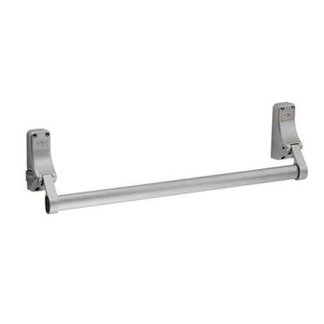 This is an image of a Eurospec - Pushbar Panic Latch - Silver that is availble to order from T.H Wiggans Architectural Ironmongery in Kendal in Kendal.