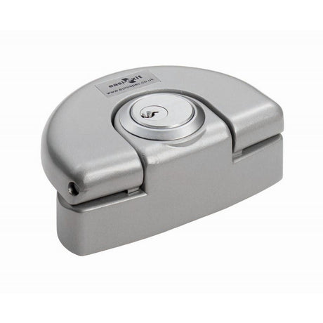 This is an image of a Eurospec - External Locking Attachment - Silver that is availble to order from T.H Wiggans Architectural Ironmongery in Kendal in Kendal.