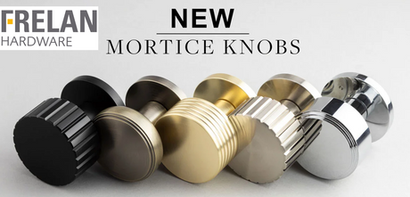 This image shows the new collection of Mortice Knobs by Frelan Hardware, available from T.H. Wiggans in Kendal