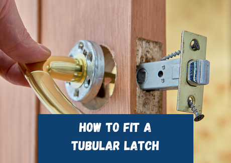 Image showing how to fit a tubular latch