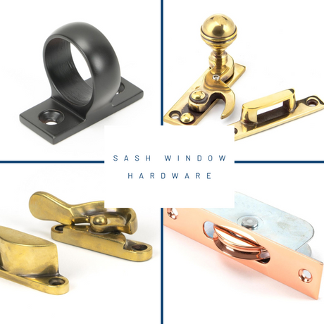 This is an image showing a range of sash window hardware by Fromn The Anvil