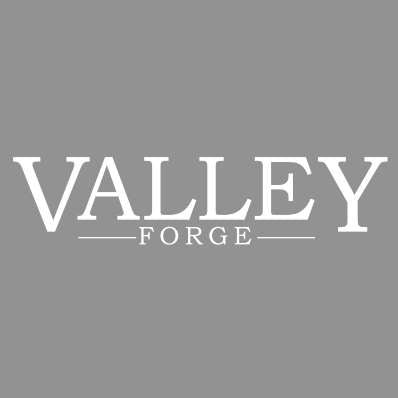 This is an image of the Valley Forge Hardware logo, made by Frelan Hardware available to order from T.H Wiggans Ironmongery in Kendal