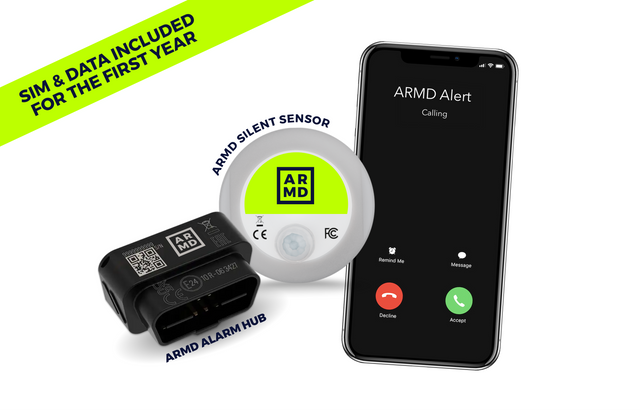 This is an image showing the ARMD Guard Smart Van Alarm & Tracker