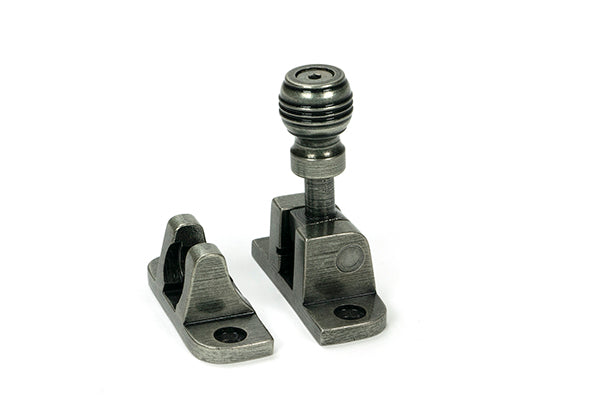 This is an image of From The Anvil - Pewter Prestbury Brighton Fastener (Radiused) available to order from T.H. Wiggans Ironmongery in Kendal.