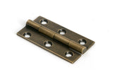 This is an image of From The Anvil - Burnished Brass 2" Butt Hinge (pair) available to order from T.H. Wiggans Ironmongery in Kendal.