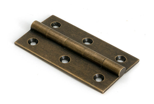 This is an image of From The Anvil - Burnished Brass 2.5" Butt Hinge (pair) available to order from T.H. Wiggans Ironmongery in Kendal.