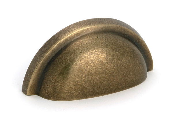 This is an image of From The Anvil - Burnished Brass Regency Concealed Drawer Pull available to order from T.H. Wiggans Ironmongery in Kendal.