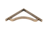 From The Anvil - Burnished Brass Abingdon Shelf Bracket (150mm x 150mm)