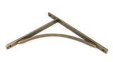 From The Anvil - Burnished Brass Apperley Shelf Bracket (314mm x 250mm)