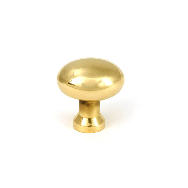 This is an image of From The Anvil - Aged Brass Moore Cabinet Knob - 25mm available to order from T.H. Wiggans Ironmongery in Kendal.