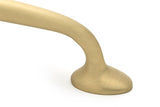 From The Anvil - Satin Brass Moore Pull Handle - Small