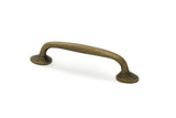 This is an image of From The Anvil - Burnished Brass Moore Pull Handle - Small available to order from T.H. Wiggans Ironmongery in Kendal.