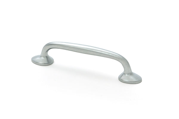 This is an image of From The Anvil - Satin Chrome Moore Pull Handle - Small available to order from T.H. Wiggans Ironmongery in Kendal.