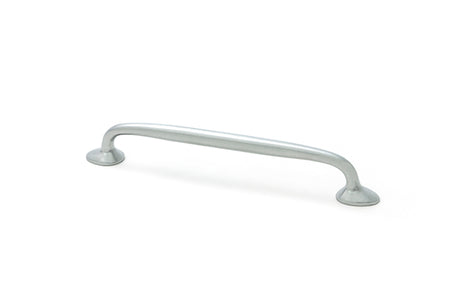 This is an image of From The Anvil - Satin Chrome Moore Pull Handle - Medium available to order from T.H. Wiggans Ironmongery in Kendal.