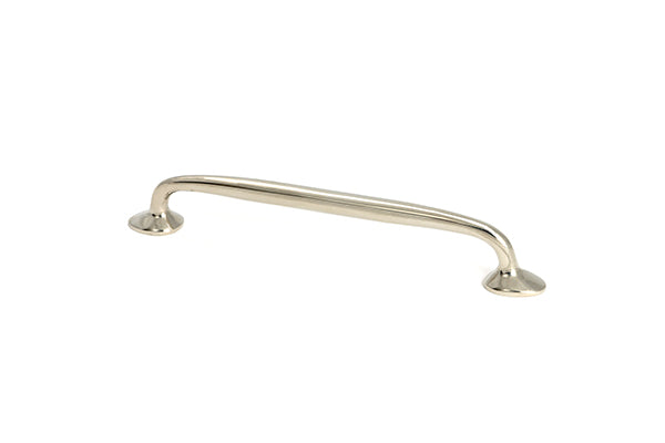 This is an image of From The Anvil - Polished Nickel Moore Pull Handle - Medium available to order from T.H. Wiggans Ironmongery in Kendal.