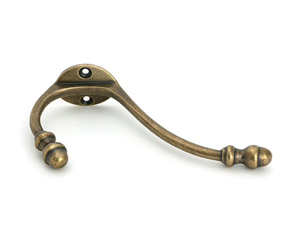 From The Anvil - Burnished Brass Hat & Coat Hook