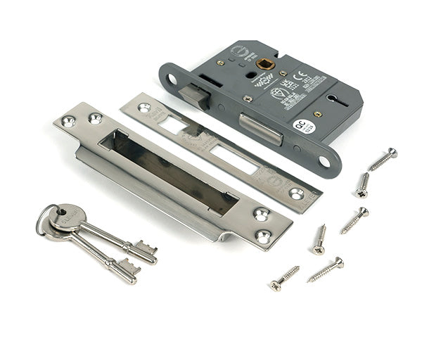 From The Anvil - Polished Chrome 3" 5 Lever BS Sash Lock