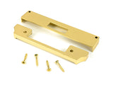 From The Anvil - Polished Brass Â½" Rebate Kit for Euro Dead Lock