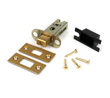 From The Anvil - Satin Brass 2Â½" Heavy Duty Tubular Deadbolt