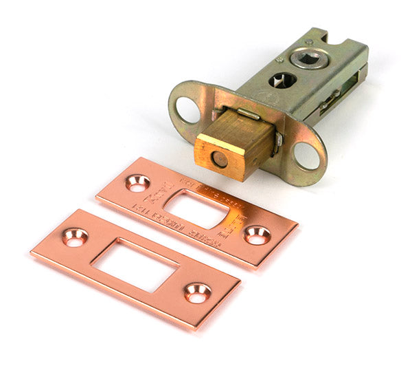 This is an image of From The Anvil - Polished Bronze 2Â½" Heavy Duty Tubular Deadbolt available to order from T.H. Wiggans Ironmongery in Kendal.