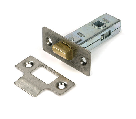 This is an image of From The Anvil - Pewter 2Â½" Tubular Mortice Latch available to order from T.H. Wiggans Ironmongery in Kendal.