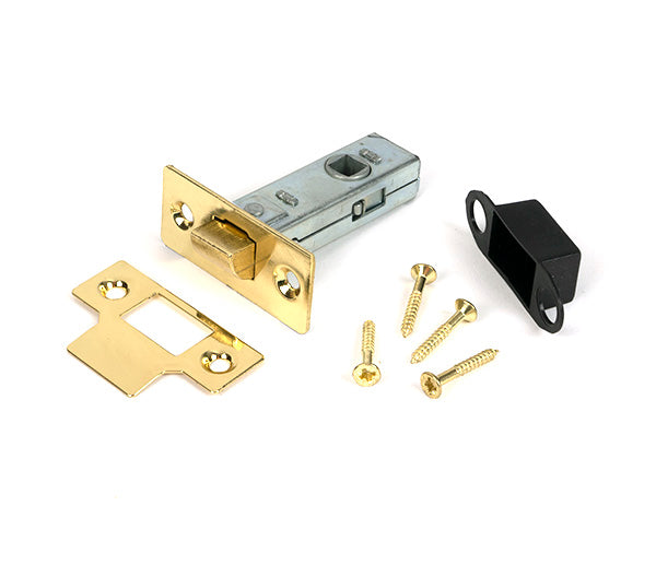 From The Anvil - Polished Brass 2Â½" Tubular Mortice Latch