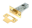 This is an image of From The Anvil - Polished Brass 2Â½" Tubular Mortice Latch available to order from T.H. Wiggans Ironmongery in Kendal.