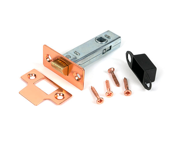 From The Anvil - Polished Bronze 3" Tubular Mortice Latch
