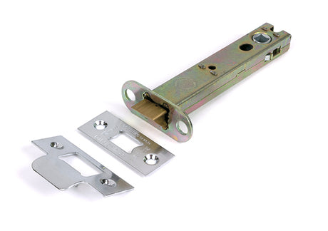 This is an image of From The Anvil - Satin Chrome 5" Heavy Duty Latch available to order from T.H. Wiggans Ironmongery in Kendal.