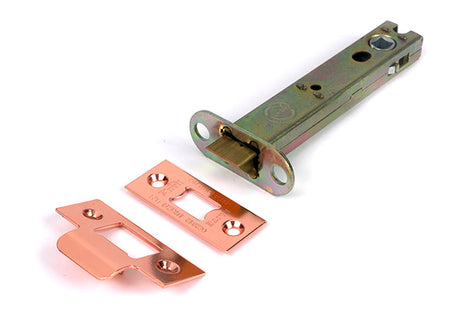 This is an image of From The Anvil - Polished Bronze 5" Heavy Duty Latch available to order from T.H. Wiggans Ironmongery in Kendal.