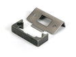 This is an image of From The Anvil - Pewter Â½" Rebate Kit for Tubular Mortice Latch available to order from T.H. Wiggans Ironmongery in Kendal.