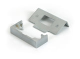 This is an image of From The Anvil - Satin Chrome Â½" Rebate Kit for Tubular Mortice Latch available to order from T.H. Wiggans Ironmongery in Kendal.