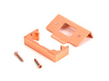 From The Anvil - Polished Bronze Â½" Rebate Kit for Tubular Mortice Latch