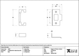 From The Anvil - Black Â½" Rebate Kit for Heavy Duty Latch