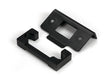 This is an image of From The Anvil - Black Â½" Rebate Kit for Heavy Duty Latch available to order from T.H. Wiggans Ironmongery in Kendal.