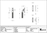 From The Anvil - Pewter Locking Brompton Fastener - LH