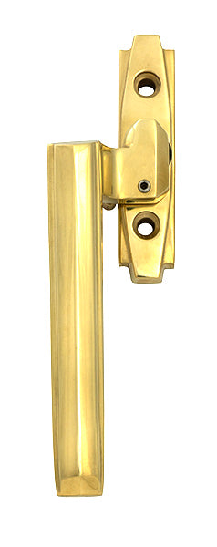 This is an image of From The Anvil - Polished Brass Art Deco Espag - LH available to order from T.H. Wiggans Ironmongery in Kendal.