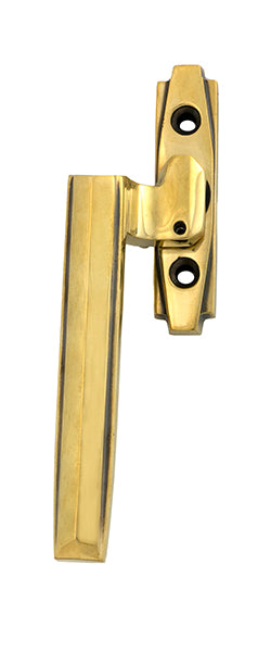 This is an image of From The Anvil - Aged Brass Art Deco Espag - LH available to order from T.H. Wiggans Ironmongery in Kendal.